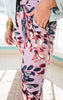 Mauve Flower Buttery Soft Jogger Pants