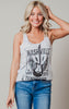 heather grey nashville racerback tank top