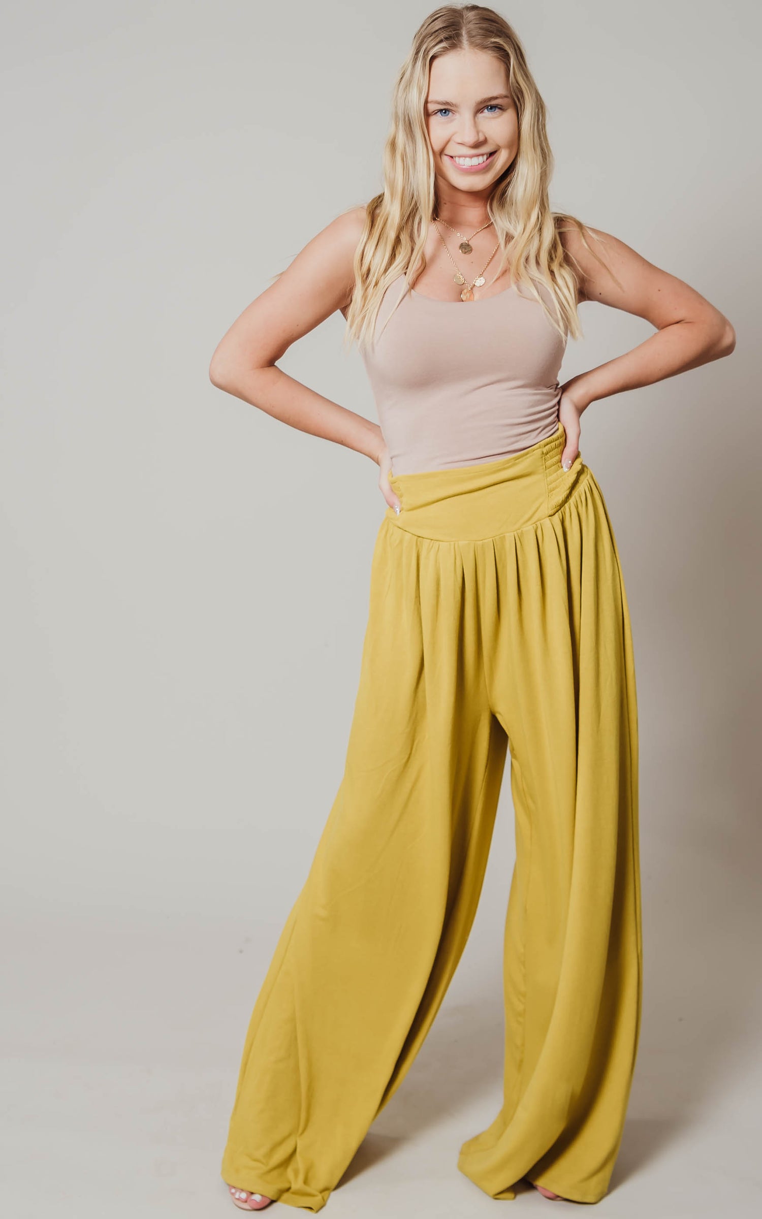 mustard pants