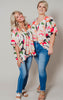 abstract floral blouse