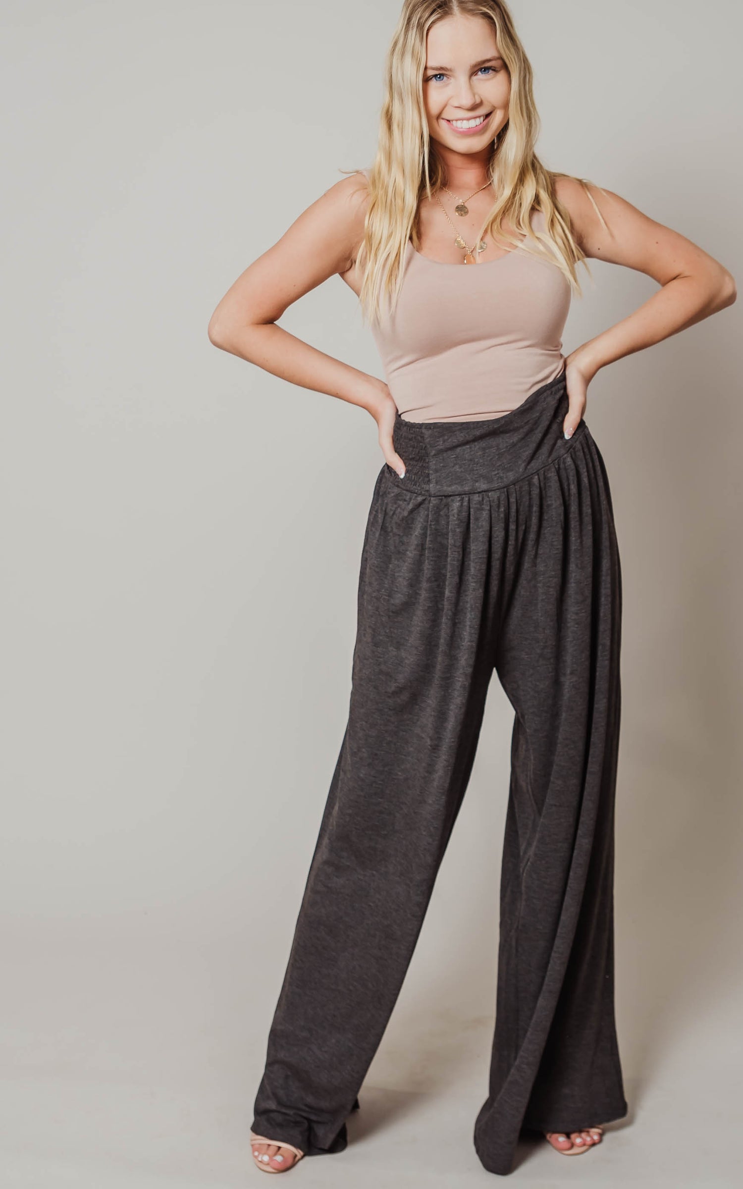 charcoal grey pants
