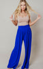 royal blue wide leg pants