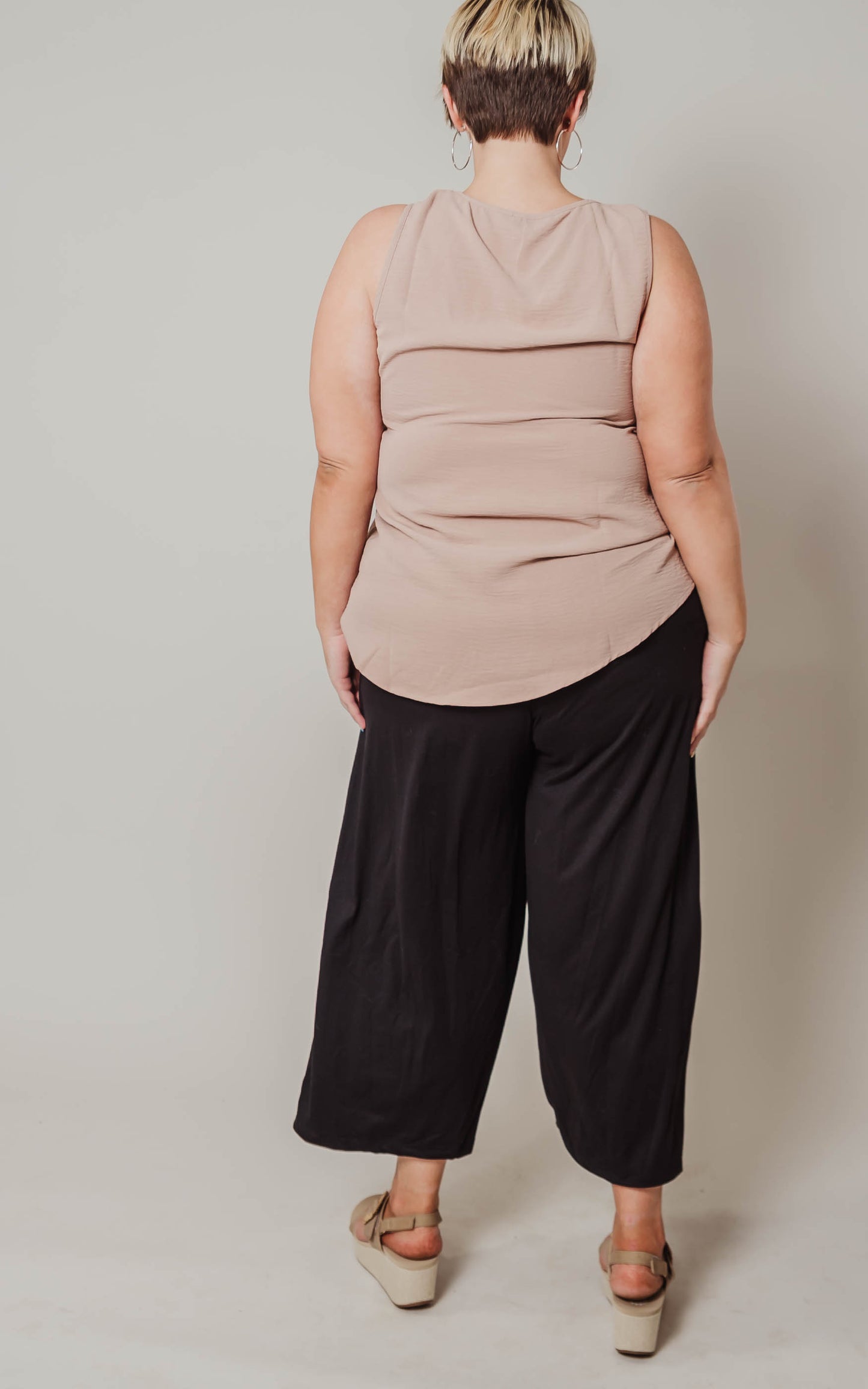 cropped white birch pants