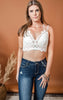 ivory crochet bralette