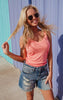 Sara's Steals and Deals Ribbed Cami Tank Top** - Final Sale