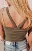 Sara's Steals and Deals Ribbed Cami Tank Top** - Final Sale