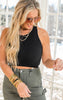 Racerback Crop Brami Tank Top