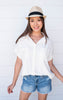 button up white blouse