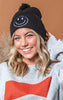 Smile Pom Pom Knit Beanie** - Final Sale