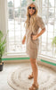 SHORT SLEEVE POCKETED DRESS
