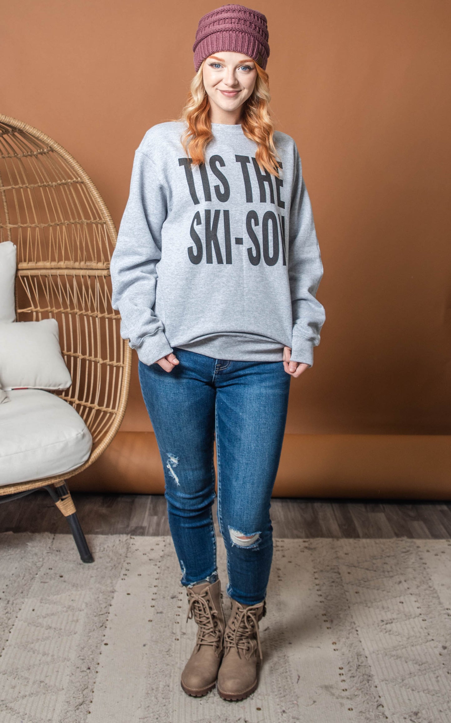 ski-son crewneck sweatshirt