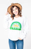May You Find Gold At the End of the Rainbow Crewneck Sweatshirt, CLOTHING, BAD HABIT APPAREL, BAD HABIT BOUTIQUE