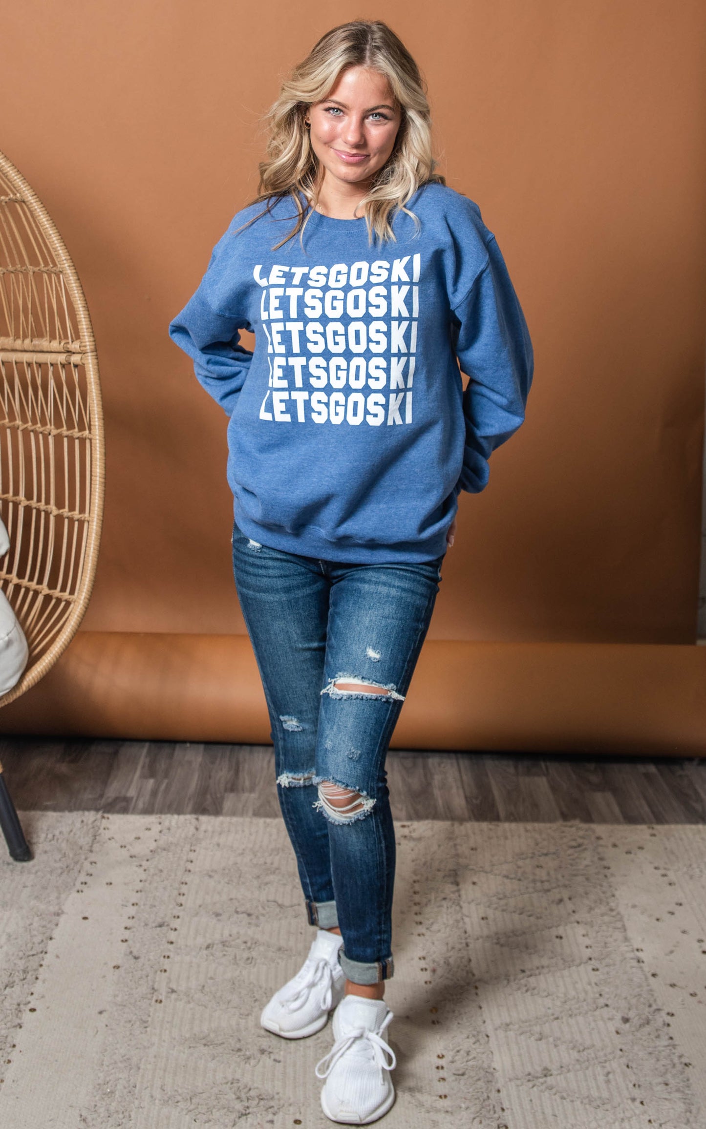 lets go ski sweatshirt