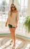 at rest oversized short sleeve top
