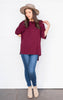 oversized short sleeve top