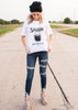 Salem Kettle Co. Graphic T-shirt -White, CLOTHING, BAD HABIT APPAREL, BAD HABIT BOUTIQUE