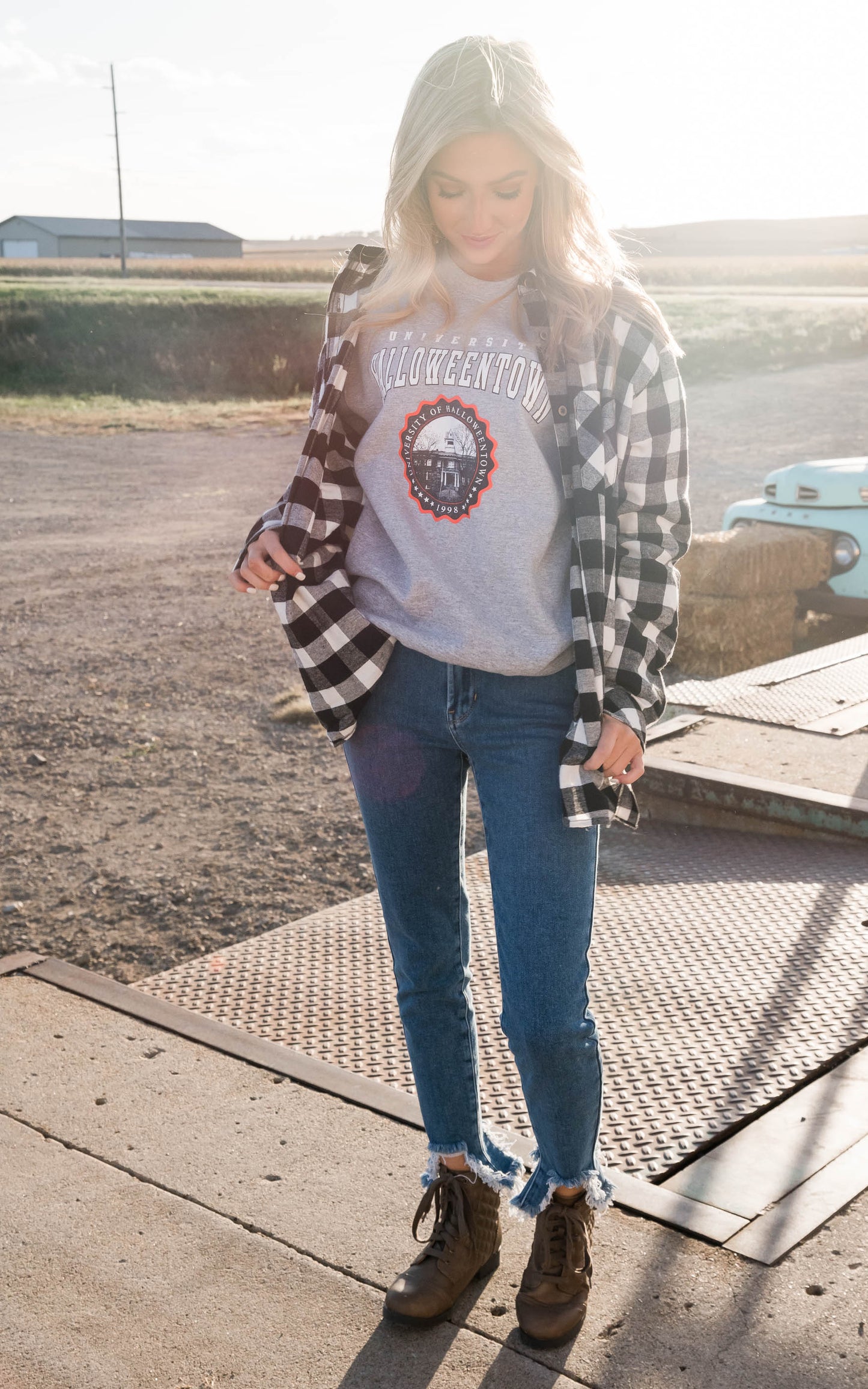 University of HalloweenTown Sweatshirt, CLOTHING, BAD HABIT APPAREL, BAD HABIT BOUTIQUE