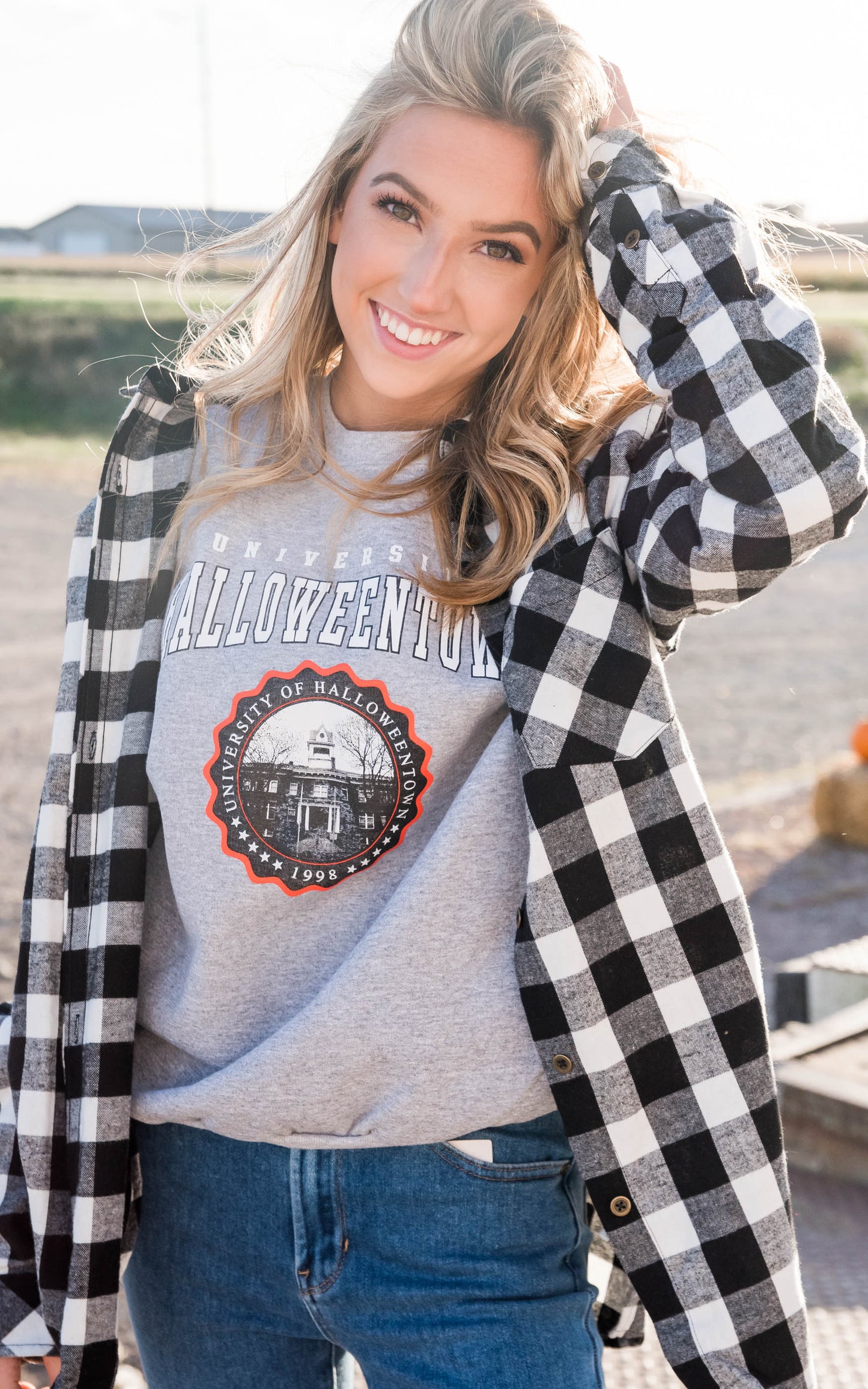 University of HalloweenTown Sweatshirt, CLOTHING, BAD HABIT APPAREL, BAD HABIT BOUTIQUE