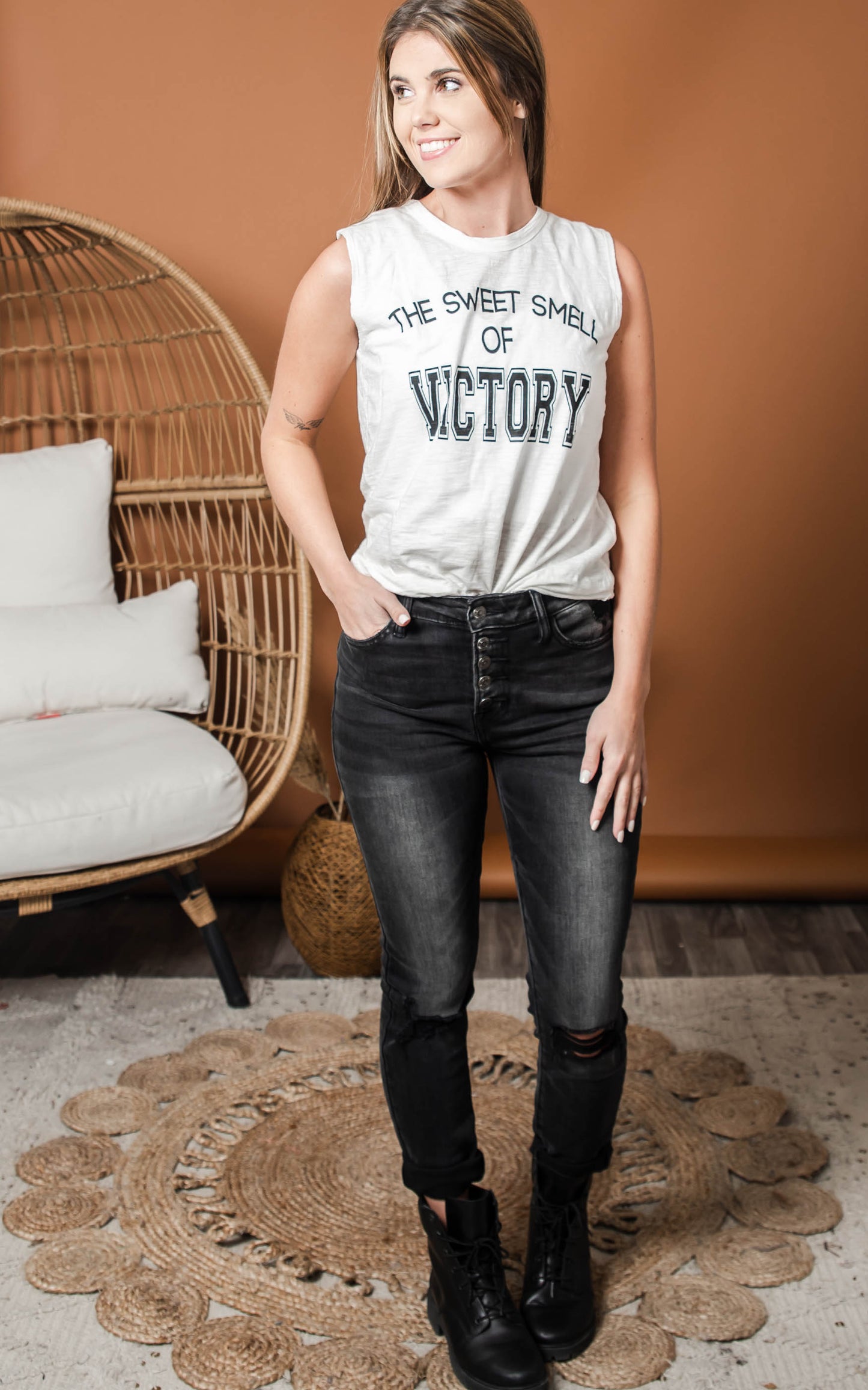 Sweet Smell of Victory Muscle Tank** - Final Sale**