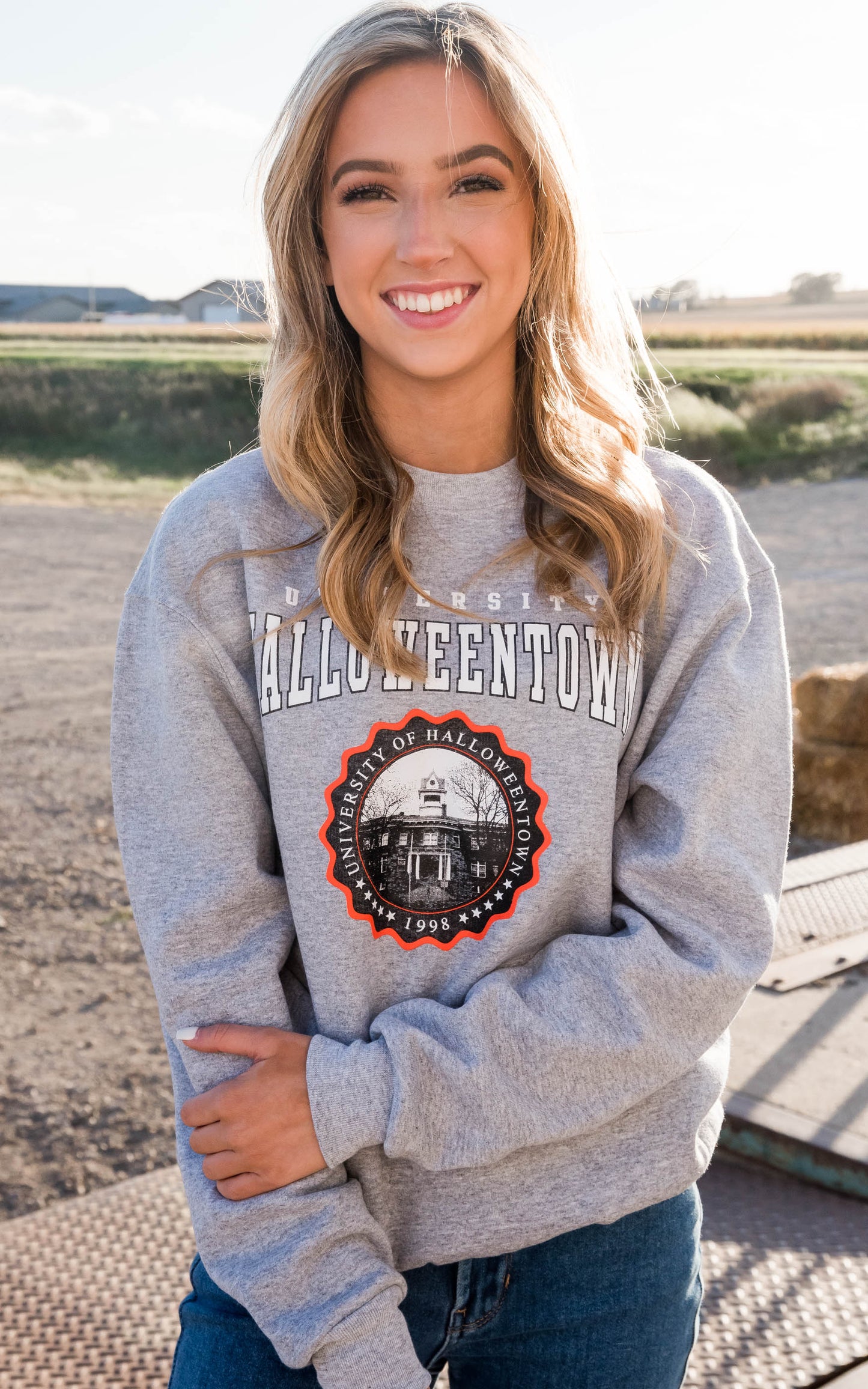 University of HalloweenTown Sweatshirt, CLOTHING, BAD HABIT APPAREL, BAD HABIT BOUTIQUE