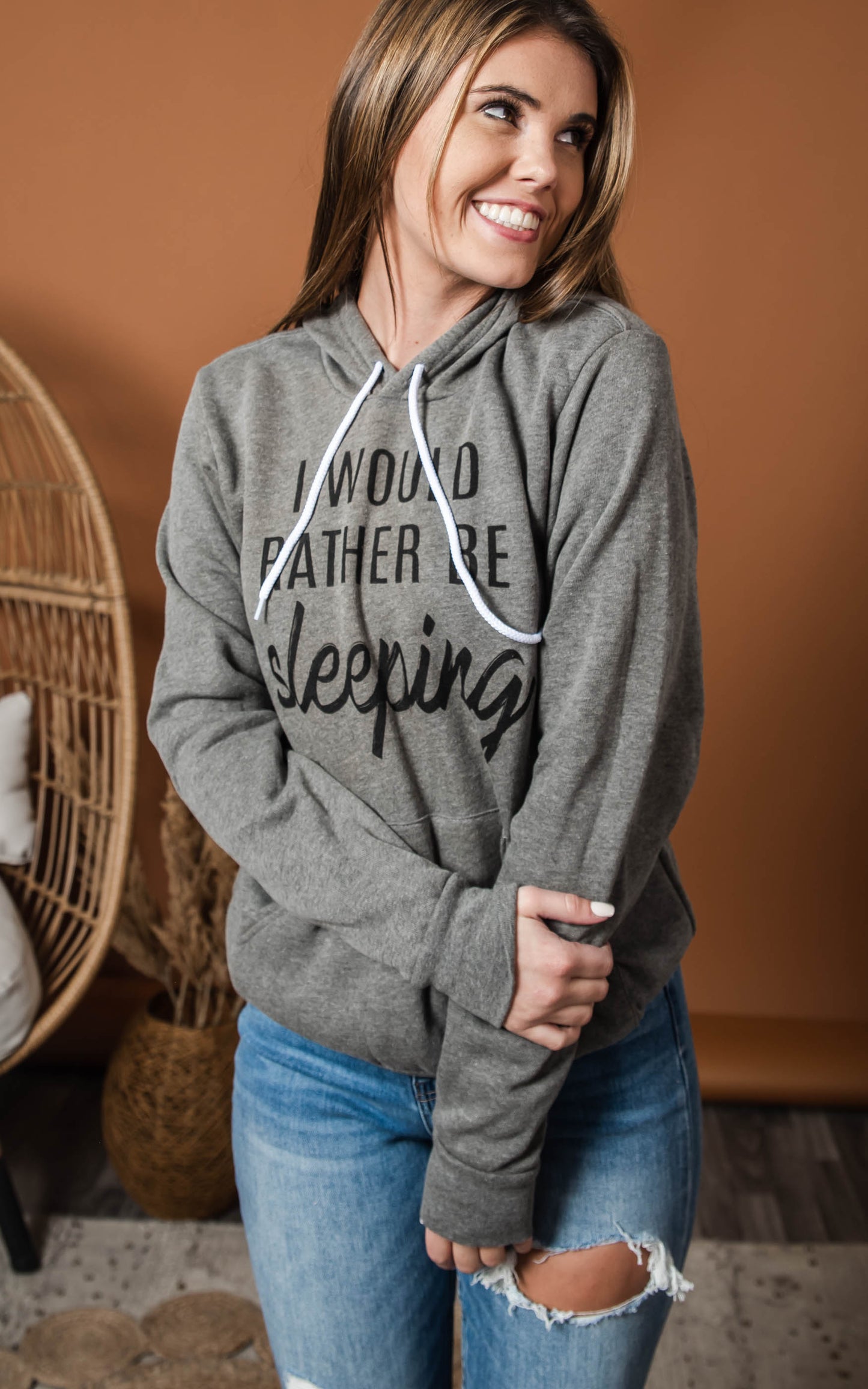 Rather Be Sleeping Hoodie** - Final Sale