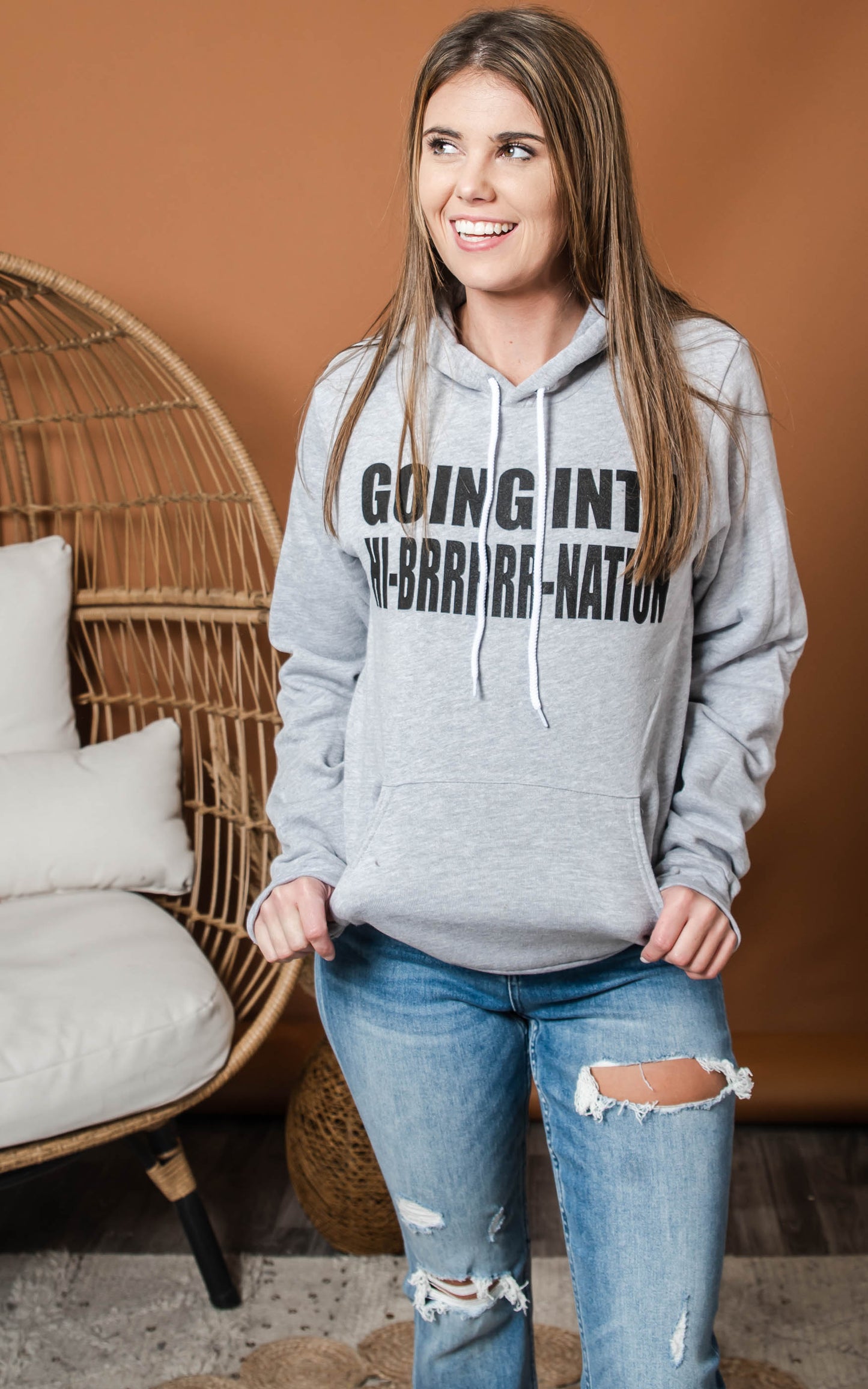 Going Into Hi-Brrrrr-Nation Hoodie** - Final Sale