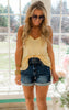 butter yellow tank top