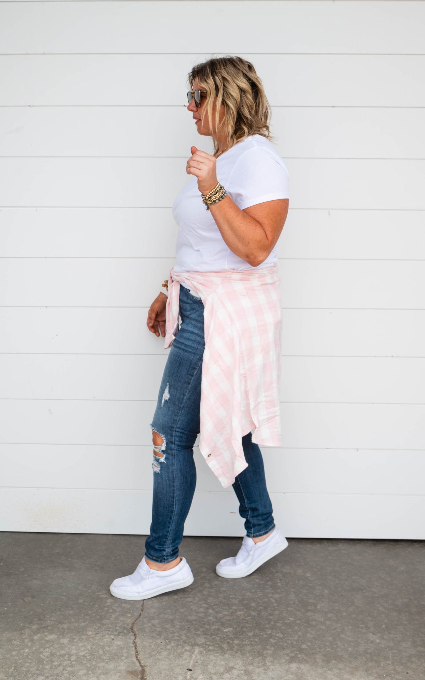 Hi Rise Button Fly Cuffed Skinny Jeans- Judy Blue - Final Sale