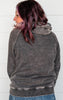 black mineral wash hoodie