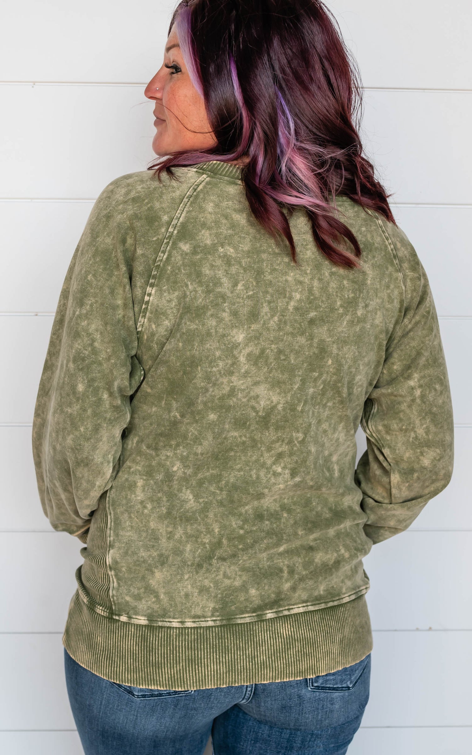 acid wash sweatshirt