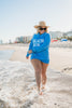beach bum royal hoodie