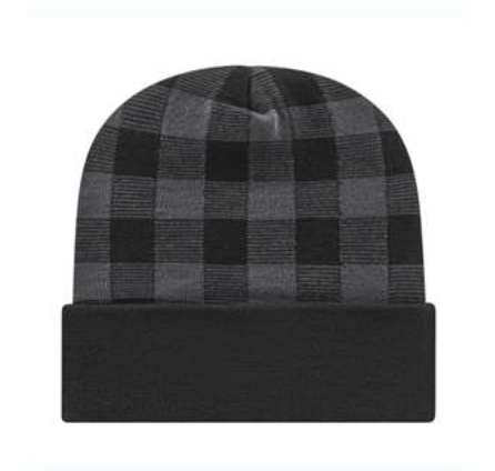 Plaid Knit with Cuff, ACCESSORIES, S&S, BAD HABIT BOUTIQUE