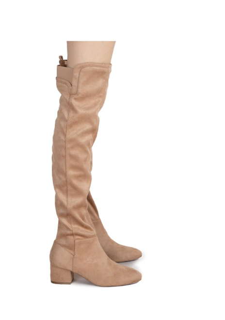 Over The Knee Suede Boot - Final Sale