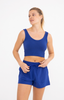 Ribbed Seamless Cropped Tank Top by Mono B - Final Sale**
