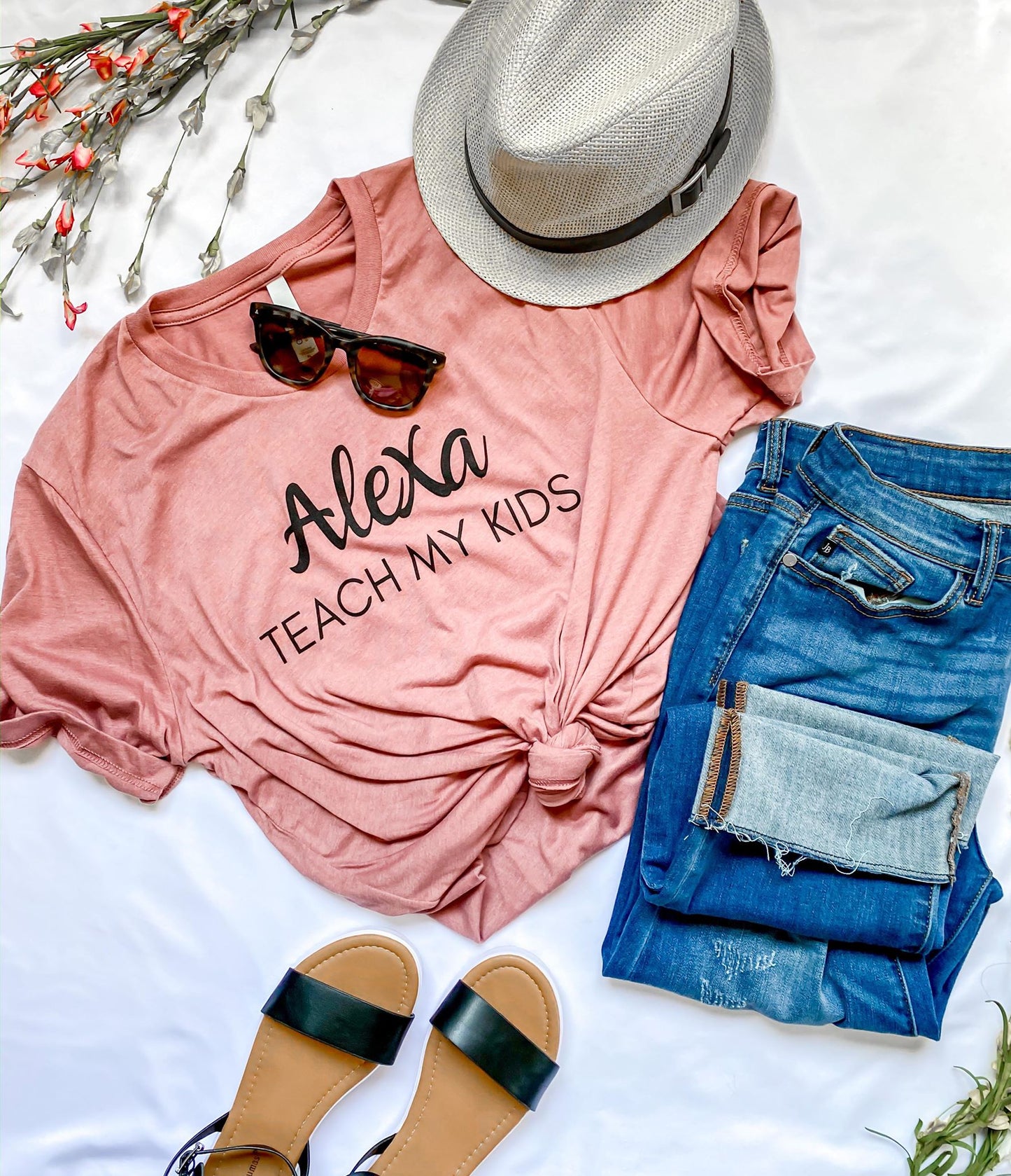 Alexa Teach My Kids Unisex Fit Tee, CLOTHING, BAD HABIT APPAREL, BAD HABIT BOUTIQUE