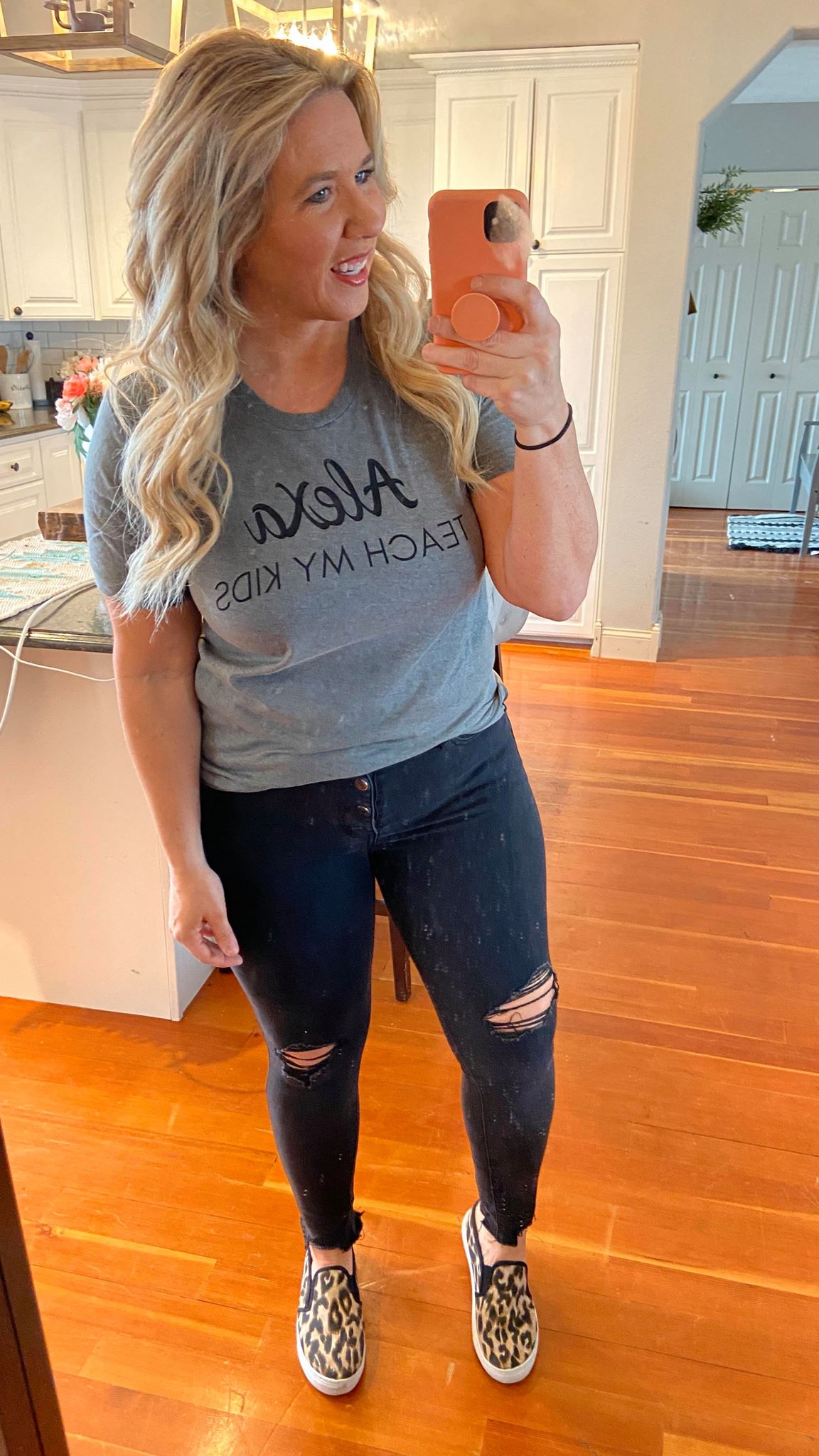 Alexa Teach My Kids Unisex Fit Tee, CLOTHING, BAD HABIT APPAREL, BAD HABIT BOUTIQUE
