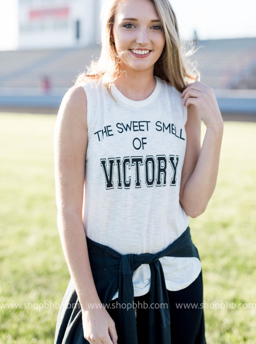 Sweet Smell of Victory Muscle Tank - BAD HABIT BOUTIQUE