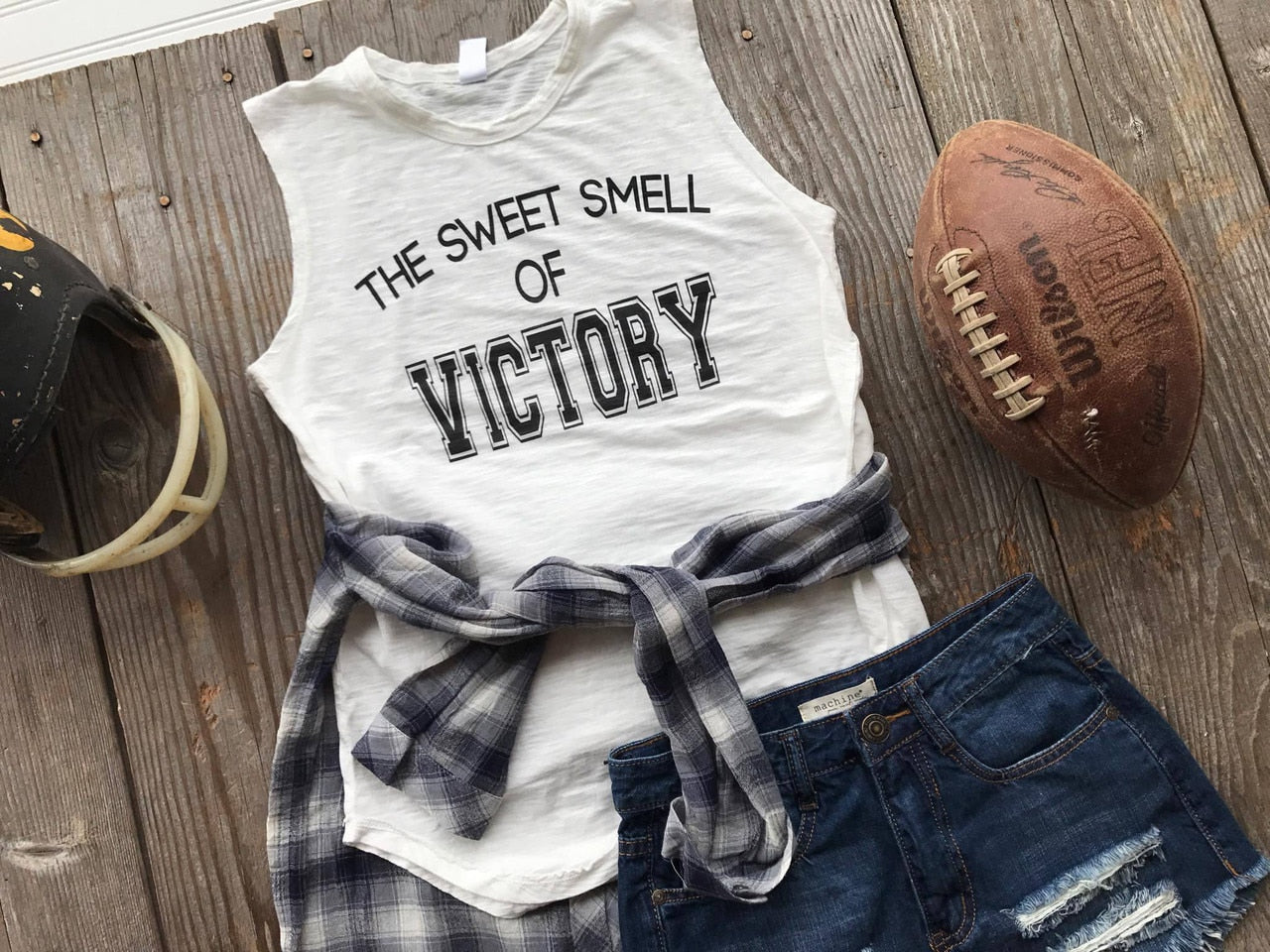 Sweet Smell of Victory Muscle Tank - BAD HABIT BOUTIQUE