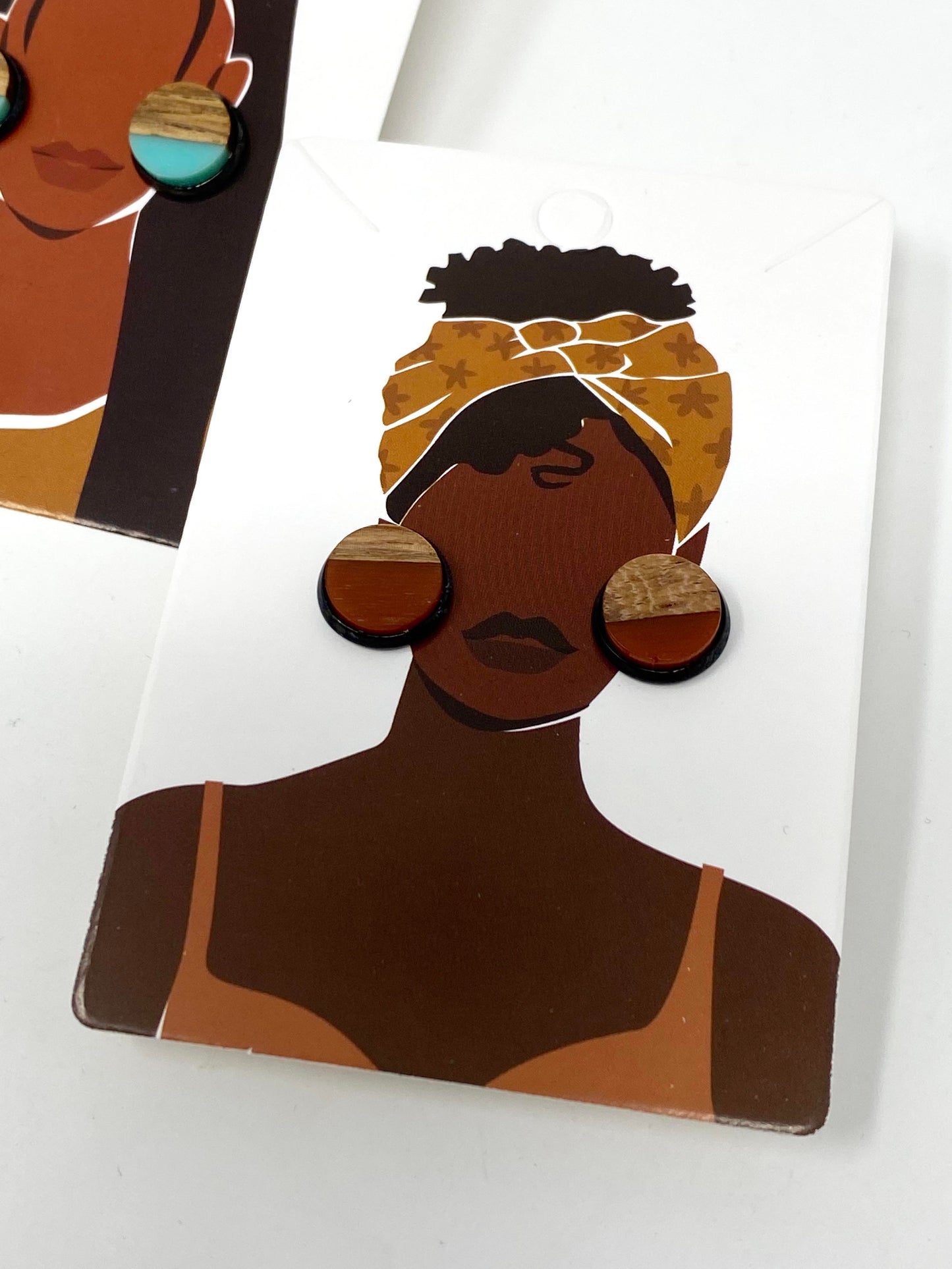 Colorblock Stud Earrings