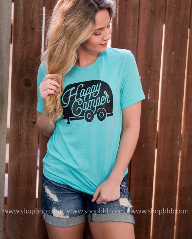 Happy Camper T-Shirt | Unisex Fit - BAD HABIT BOUTIQUE