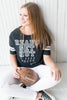 Ready Set Hut Sweatshirt - Black - BAD HABIT BOUTIQUE