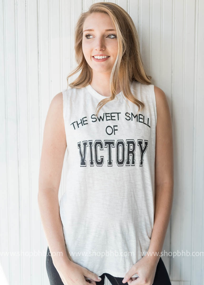 Sweet Smell of Victory Muscle Tank - BAD HABIT BOUTIQUE