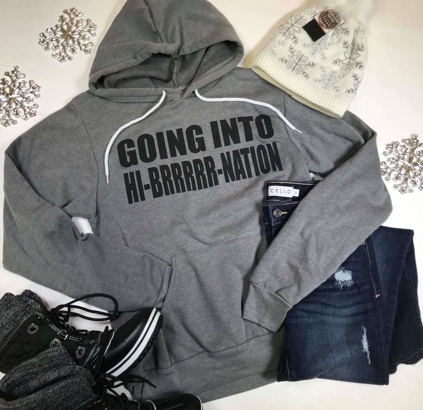 Going Into Hi-Brrrrr-Nation Hoodie, CLOTHING, BAD HABIT APPAREL, BAD HABIT BOUTIQUE