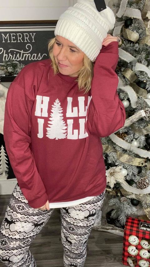 30 Days 30 Deals: Holly Jolly Sweatshirt, CLOTHING, BAD HABIT APPAREL, BAD HABIT BOUTIQUE