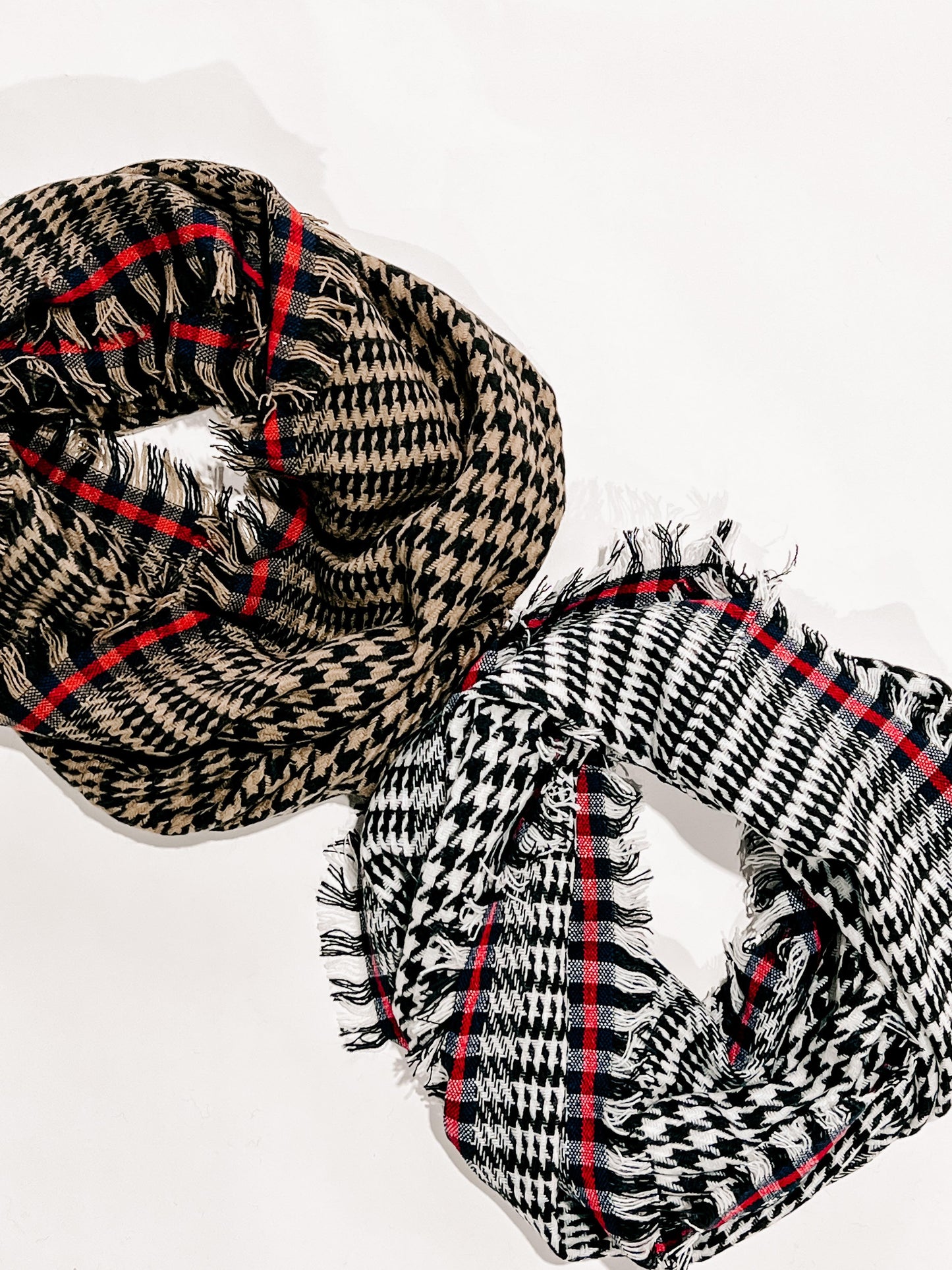 Houndstooth Infinity Scarf**