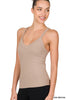 Sara's Steals and Deals Ribbed Cami Tank Top** - Final Sale
