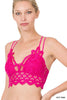 CROCHET LACE BRALETTE WITH BRA PADS | FINAL SALE**