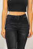 high rise non distressed denim