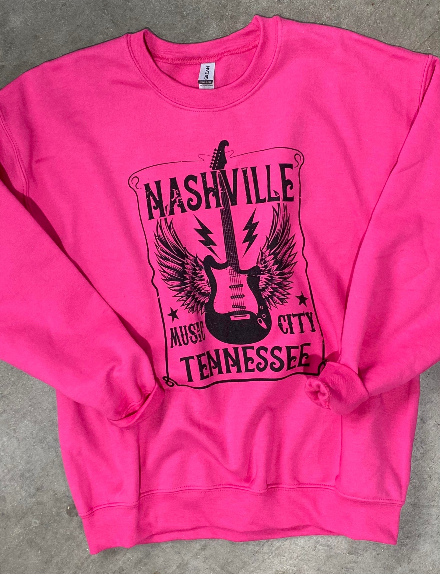 Nashville Music City Tennessee Sweatshirt** - Final Sale