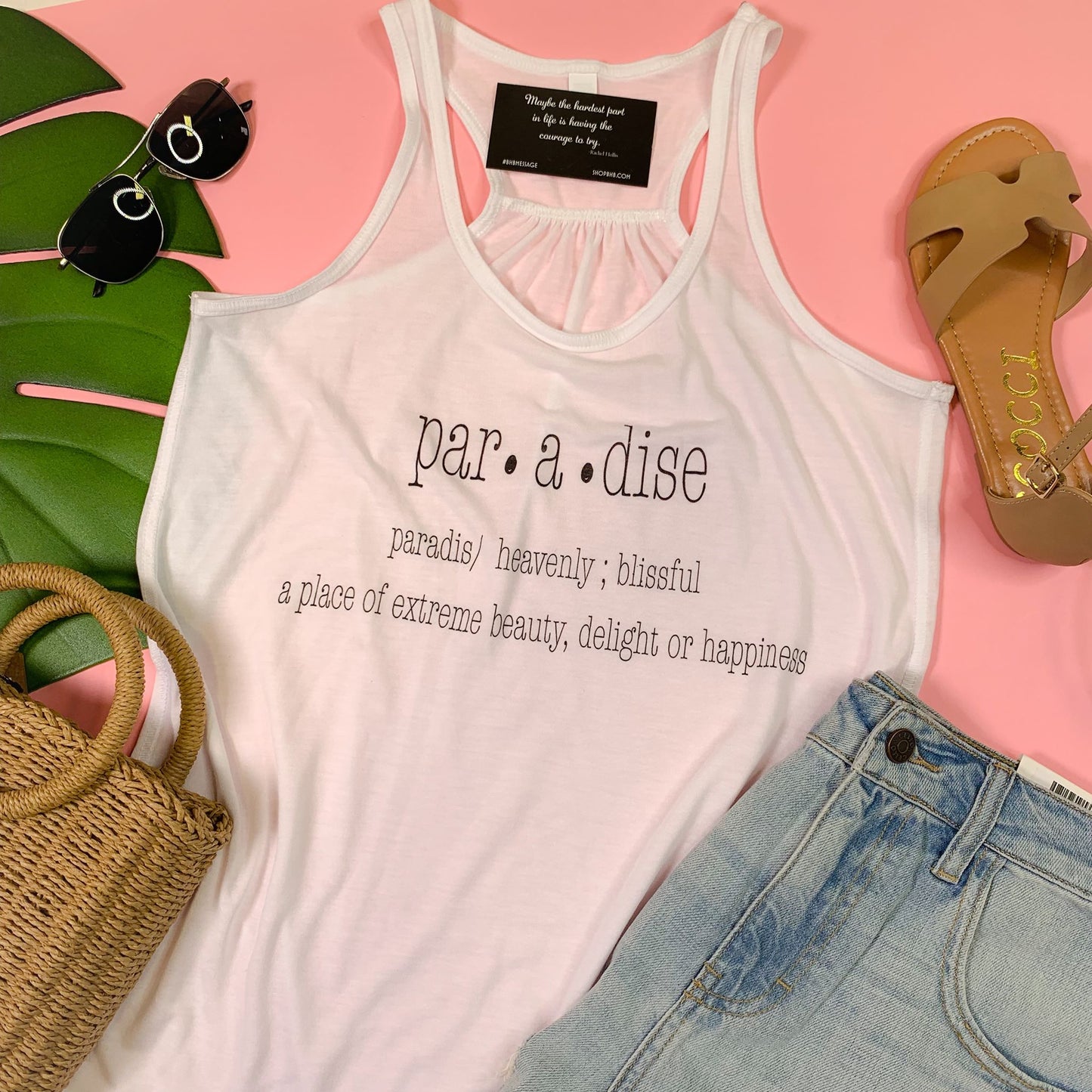Paradise Definition Tank - BAD HABIT BOUTIQUE